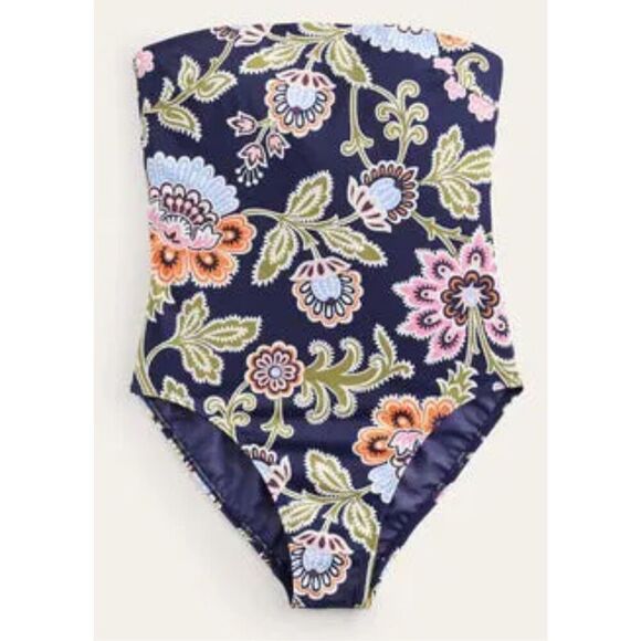 NWOT BODEN Support Bandeau Swimsuit, 34A, $130 A50 - Picture 1 of 10